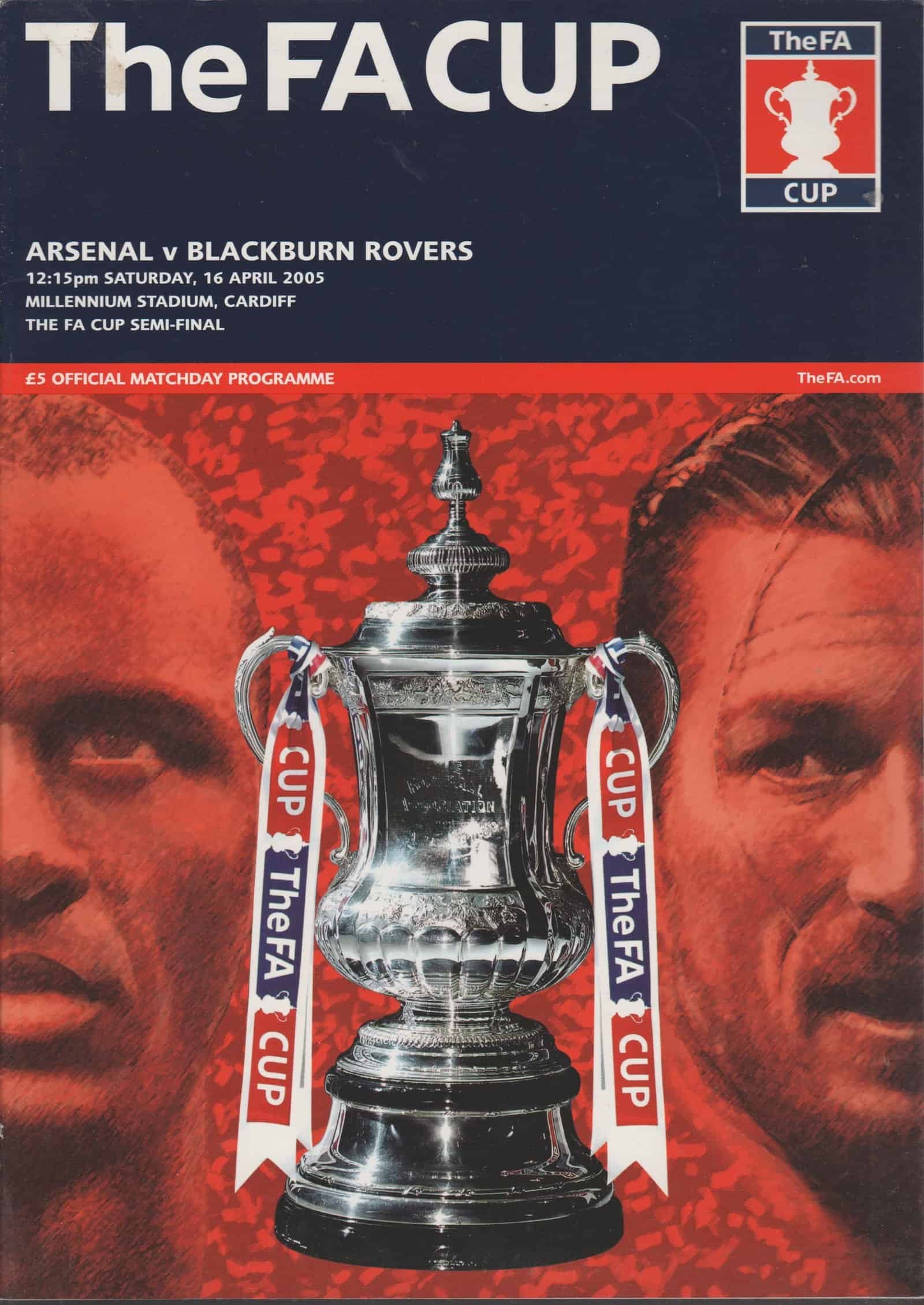 Arsenal v Blackburn Rovers 16-Apr-2005