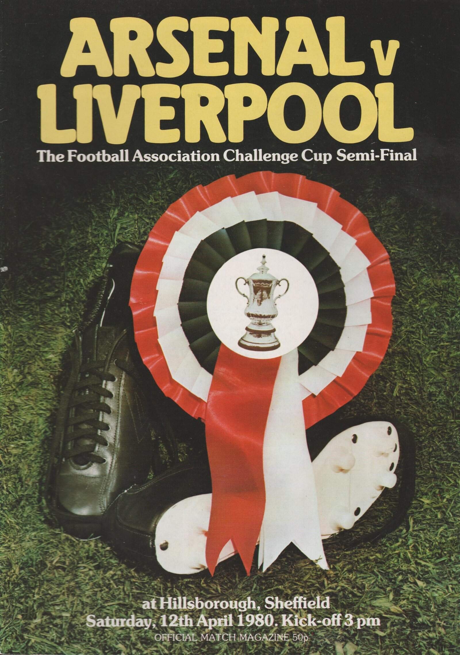Arsenal v Liverpool 12-Apr-1980