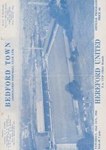 Bedford Town v Hereford United 22-Jan-1966