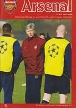 Arsenal v AC Milan 20-Feb-2008
