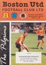 Boston United v Accrington Stanley 20-Aug-1994