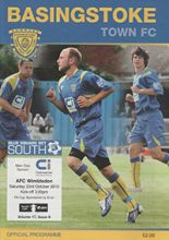Basingstoke Town v AFC Wimbledon 23-Oct-2010