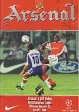 Arsenal v AIK Solna 22-Sep-1999