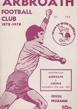 Arbroath v Airdrieonians 27-Jan-1979