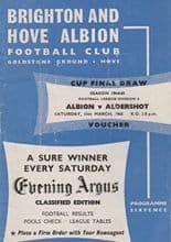 Brighton and Hove Albion v Aldershot 13-Mar-1965