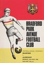 Bradford Park Avenue v Aldershot 26-Aug-1968
