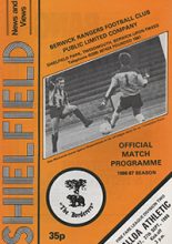 Berwick Rangers v Alloa Athletic 27-Sep-1986