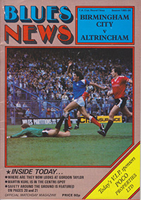 Birmingham City v Altrincham 03-Jan-1986