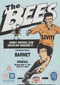 Barnet v Arsenal 13-May-1991
