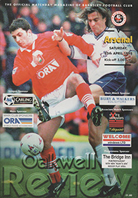 Barnsley v Arsenal 25-Apr-1998