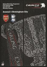 Arsenal v Birmingham City 27-Feb-2011