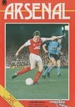 Arsenal v Aston Villa 10-Nov-1984