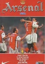 Arsenal v Aston Villa 11-Sep-1999