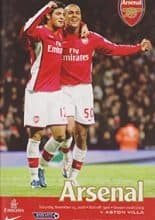 Arsenal v Aston Villa 15-Nov-2008