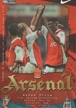 Arsenal v Aston Villa 16-May-1999