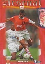 Arsenal v Aston Villa 21-Oct-1995