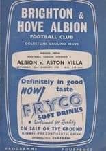 Brighton and Hove Albion v Aston Villa 22-Aug-1959