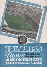 Birmingham City v Aston Villa 24-Aug-1957