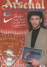 Arsenal v Aston Villa 28-Dec-1996