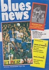 Birmingham City v Aston Villa 31-Mar-1984