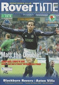 Blackburn Rovers v Aston Villa 05-Mar-2002