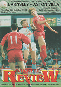 Barnsley v Aston Villa 09-Oct-1990