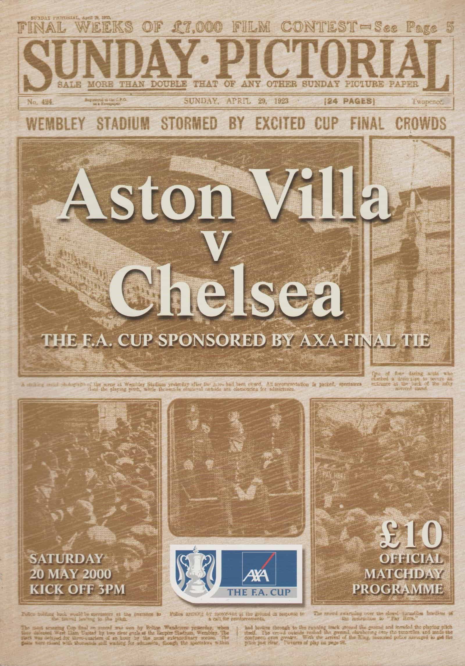 Aston Villa v Chelsea 20-May-2000