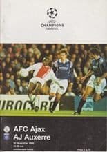 Ajax v Auxerre 20-Nov-1996