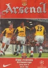 Arsenal v Barcelona 19-Oct-1999