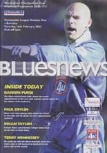 Birmingham City v Barnsley 16-Feb-2002