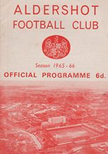 Aldershot v Barnsley 23-Apr-1966