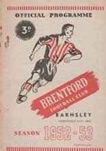 Brentford v Barnsley 25-Dec-1952