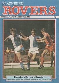 Blackburn Rovers v Barnsley 28-Dec-1983