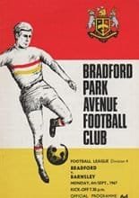 Bradford Park Avenue v Barnsley 04-Sep-1967