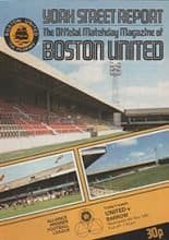 Boston United v Barrow 04-May-1983