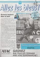 Auxerre v Bastia 20-Sep-2003