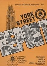 Boston United v Bath City 11-Oct-1980