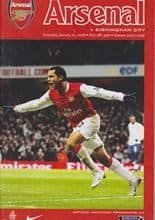 Arsenal v Birmingham City 12-Jan-2008