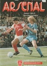 Arsenal v Birmingham City 14-Mar-1991