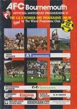 AFC Bournemouth v Birmingham City 16-Feb-1991