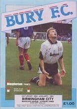 Bury v Birmingham City 26-Jan-1991