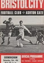 Bristol City v Birmingham City 04-Oct-1969