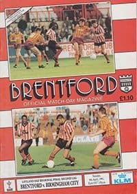 Brentford v Birmingham City 09-Apr-1991