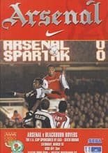 Arsenal v Blackburn Rovers 10-Mar-2001