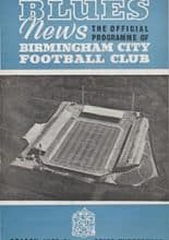 Birmingham City v Blackburn Rovers 25-Mar-1961
