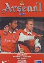 Arsenal v Blackpool 13-Dec-1999
