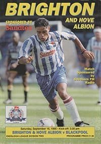 Brighton & Hove Albion v Blackpool 16-Sep-1995