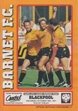 Barnet v Blackpool 19-Oct-1991