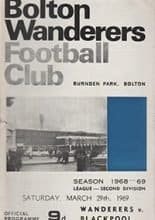 Bolton Wanderers v Blackpool 29-Mar-1969