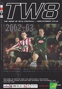 Brentford v Blackpool 02-Nov-2002